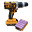 نیم پک ابزار و دریل شارژی 21 ولت دیوالت dewalt