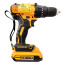عکس دریل شارژی پیچ گوشتی چکشی دیوالت 24 ولت Dewalt DCD701M تصویر