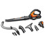 عکس علف زن چمن زن و دستگاه دمنده مکنده ورکس 32 ولت WORX WG575.1 WG175.1 تصویر