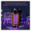چراغ پشه کش ضد آفت دیواری طول موج 365 نیوتن قابل شارژ Bug Zapper 
