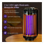 چراغ پشه کش ضد آفت دیواری طول موج 365 نیوتن قابل شارژ Bug Zapper 