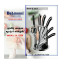 عکس ست چاقو آشپزخانه 8 پارچه دلمونتی Delmonti Knife DL1530 تصویر