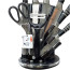 عکس ست چاقو آشپزخانه 9 پارچه فوما FU-533 تصویر 