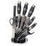 عکس سرویس چاقو آشپزخانه 9 پارچه فوما FUMA FU-644 Knife Set 8PCS تصویر