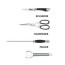 عکس ست چاقو آشپزخانه 9 پارچه فوما Fuma Knife FU-933 تصویر