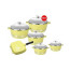 عکس سرویس قابلمه چدن سرامیک 12 پارچه فوما FUMA Set 12 Piece FU-1061 تصویر