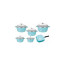عکس سرویس قابلمه چدن سرامیک 12 پارچه فوما FUMA Set 12 Piece FU-1061 تصویر