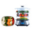 عکس بخارپز فوما 8 نفره 800 وات استیل FUMA FU-480 Food Steamer تصویر