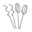 عکس همزن برقی دستی استیل فوما 550 وات Fuma Hand Mixer FU-978 تصویر