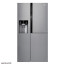 عکس یخچال ساید بای ساید ال جی 30 فوت LG REFRIGERATOR SIDE BY SIDE GSJ560PZXV تصویر