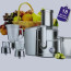 عکس آبمیوه گیر مایر 4 کاره مدل MR-8228W تصویر 