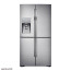 عکس یخچال ساید بای ساید سامسونگ هرمس RF56N9040SL Samsung 32FT تصویر