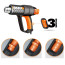 عکس سشوار صنعتی ورکس سه حالته 2000 وات 220 ولت Worx Three Speeds 2000W تصویر