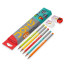 عکس مداد مشکی دامس بسته 12 عددی با تراش و پاک کن Y1+ Doms Black Pencil HB تصویر