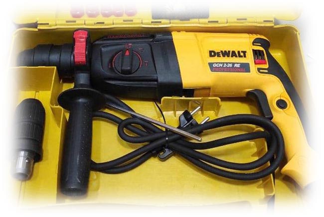 قیمت دریل دیوالت 800 وات مدل DEWALT HAMMER DRILL 800W GCH 2-26 RE  