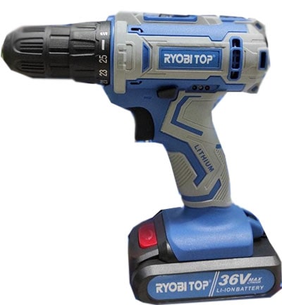 دریل شارژی سه نظام 18 ولت ریوبی تاپ Ryobi Top Cordless Drill 18V Max