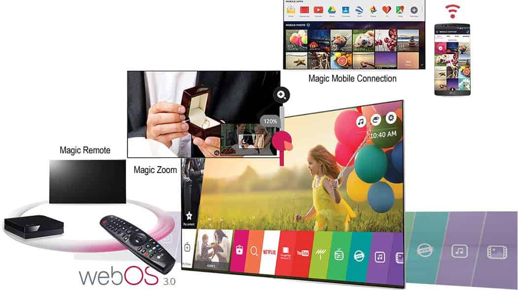 سیستم عامل webos 3.0 در تلویزیون 49UH850T