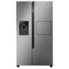 rs696n4bgu 1 یخچال ساید بای ساید 30 فوت هایسنس RS6 96N4BGUنقره ای
