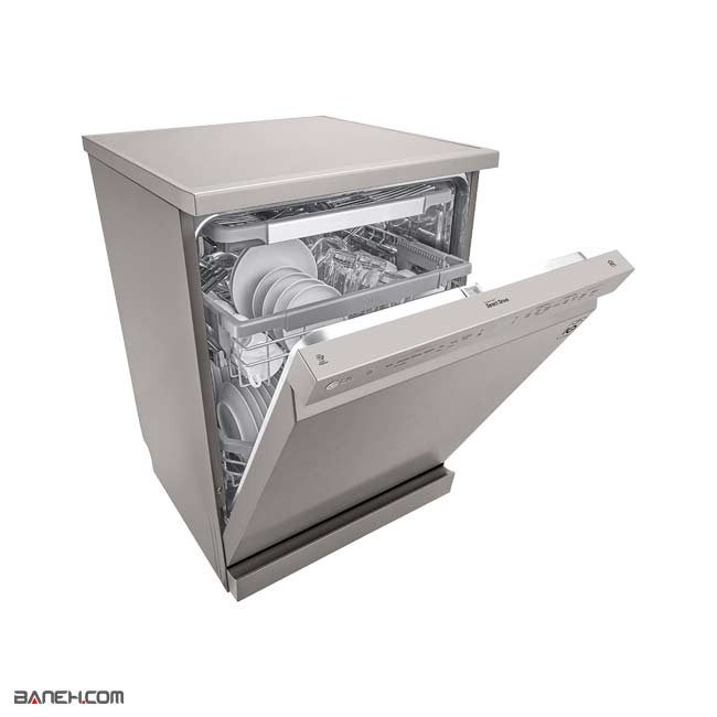 ماشین ظرفشویی ال جی 14 نفره DF425 بخارشور نقره 2022