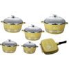 fuma fu 1061 2 سرویس قابلمه چدن سرامیک 12 پارچه فوما FUMA Set 12 Piece FU-1061