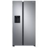 rs68 samsung 1 یخچال ساید بای ساید سامسونگ 30 فوت RS68N RS68 نقره