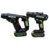 worx wu380.4 7 پک دریل چکشی پیچ گوشتی ورکس سه نظام گیربکسی ترکمتردار WU172 WU380.4
