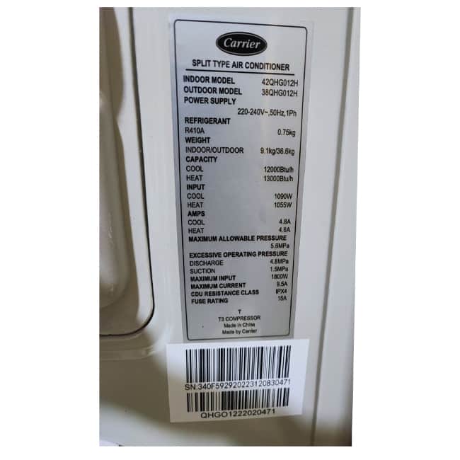 کولر گازی جنرال کلاس 12000 کم مصرف GC-24HT R410A T1