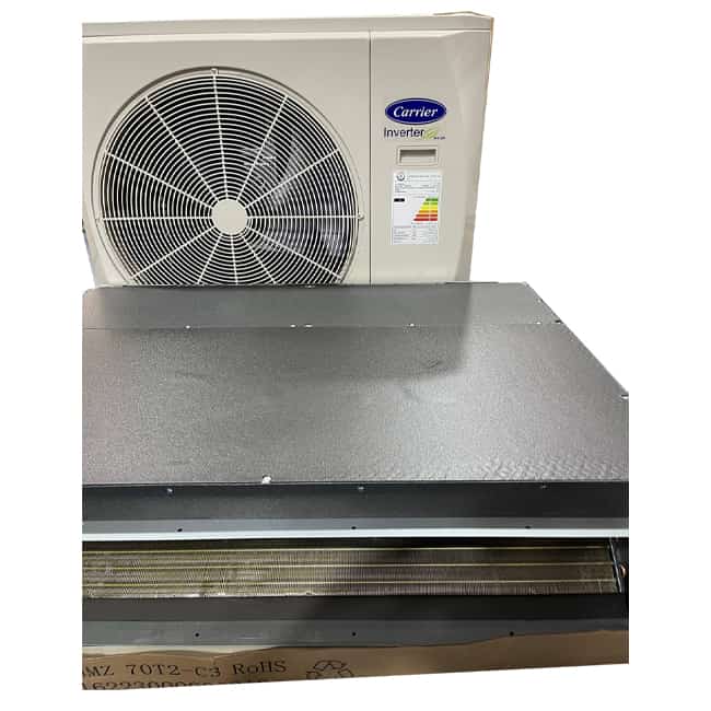 42qsm024vsp 38qsm024vsp carrier 3 داکت اسپلیت 24000 کریر اینورتر 42QSM024VSP T3
