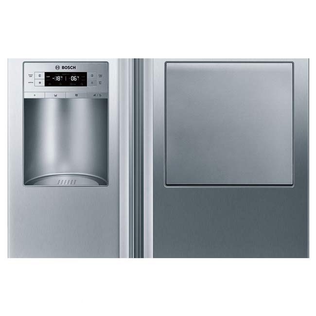 یخچال ساید بای ساید بوش سیلور 30 فوت Bosch Side By Side KAD80A404