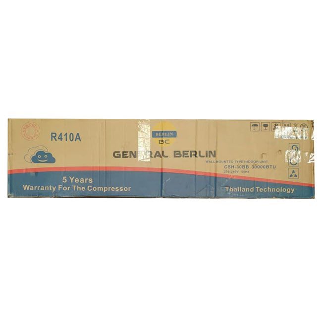 کولر گازی دیواری جنرال برلین 30000 سرد و گرم CSH-30BB General Berlin