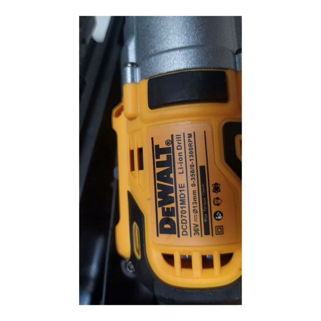 دریل پیچ گوشتی شارژی 1300 دور دیوالت DCD701MD1E