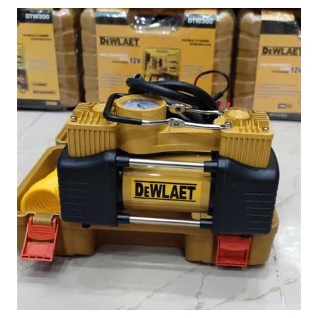 پمپ باد فندکی 12 ولت دو سیلندر دیوالت DEWALT DTW300