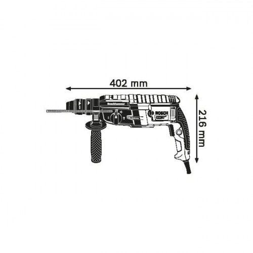 دریل هلتی سه کاره 800 وات بوش مدل GBH 2-26 DFR