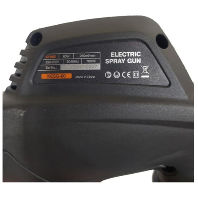 رنگ پاش و پیستوله برقی زوبر 400 وات KESG-400 K10464 Kzubr