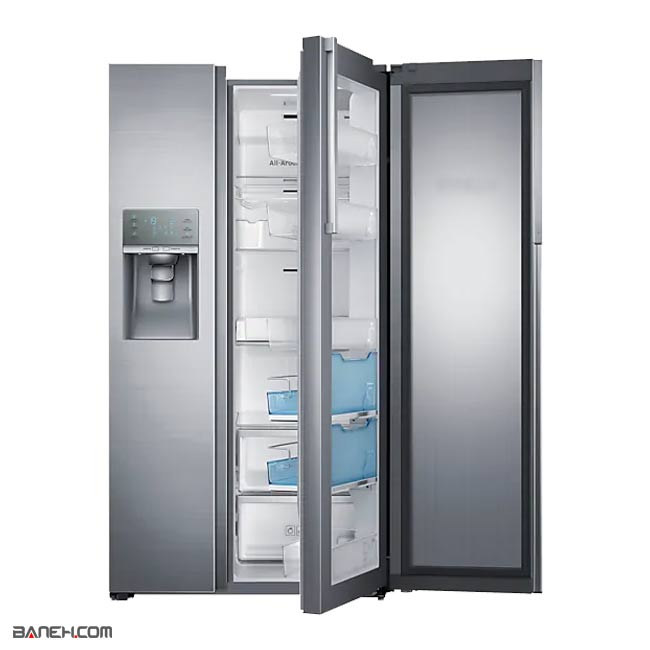 rh77 15 1 یخچال ساید بای ساید سامسونگ 34 فوت RH77