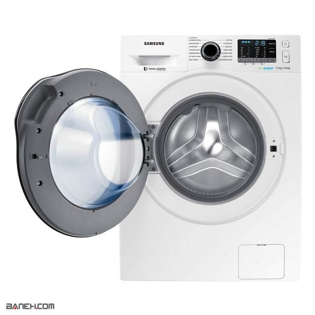 ماشین لباسشویی سامسونگ 8 کیلویی WD75J5410AW Samsung 3 wd75j5410 4 ماشین لباسشویی سامسونگ 8 کیلویی WD75J5410AW Samsung