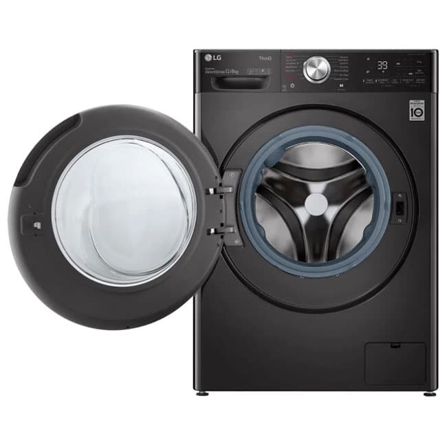 لباسشویی 12 کیلویی و 8 کیلو خشک کن ال جی LG WDV1260BRP