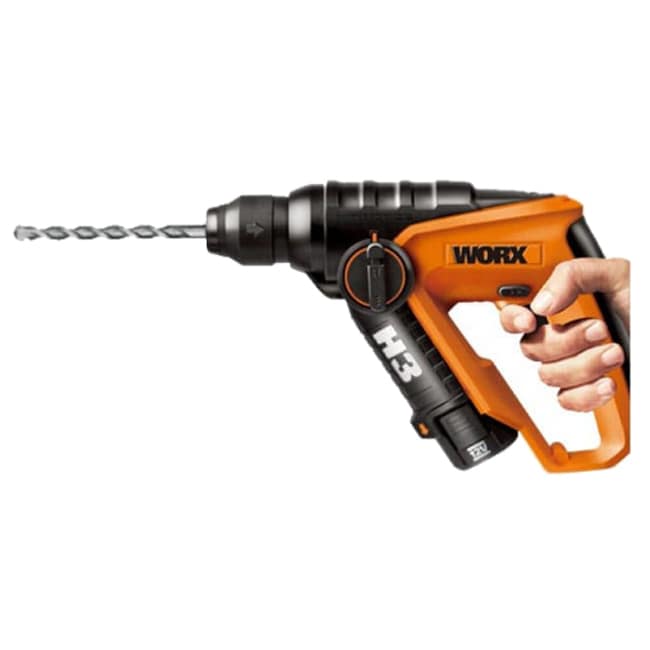 دریل شارژی چکشی دو کاره ورکس 12 ولت WORX WX382 جعبه کارتن دار