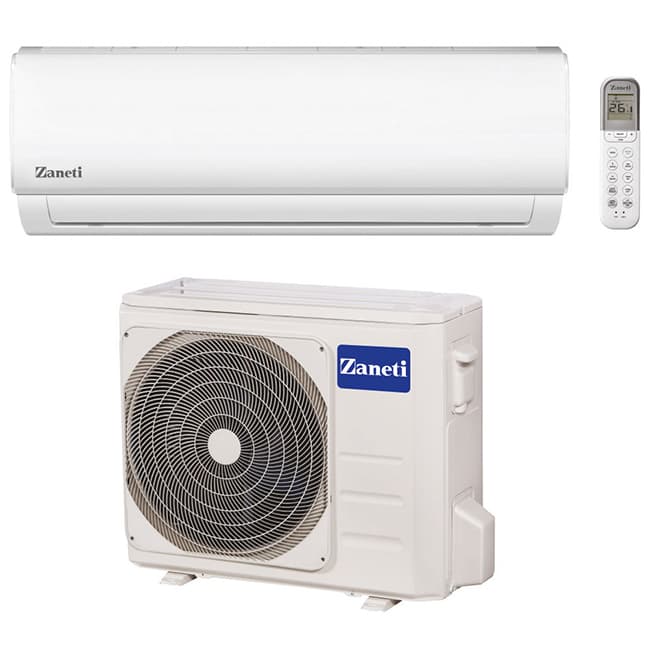 کولر گازی 12000 زانتی R410 دیواری ZMSA-12HO1R Zaneti T1