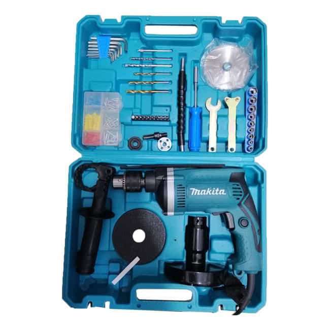 دریل چکشی ماکیتا 710 وات 32000 دور جعبه کارتونی HP1630