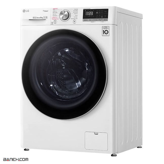 ماشین لباسشویی ال جی 9 کیلویی LG F4V509WS سفید