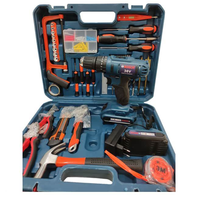 دریل شارژی بوش 36 ولت سه حالته مدل Bosch Rechargable Drill 36v 24/14N M 3 bosch 36v 4 دریل شارژی بوش 36 ولت سه حالته مدل Bosch Rechargable Drill 36v 24/14N M