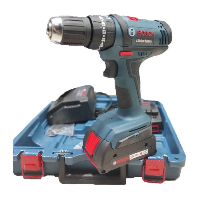 دریل شارژی بوش 36 ولت سه حالته مدل Bosch Rechargable Drill 36v 24/14N M