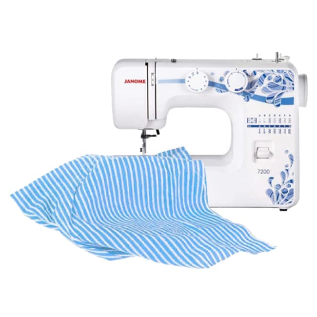 7200 3 چرخ خیاطی و گلدوزی ژانومه JANOME JUNO 7200 SEWING MACHINE