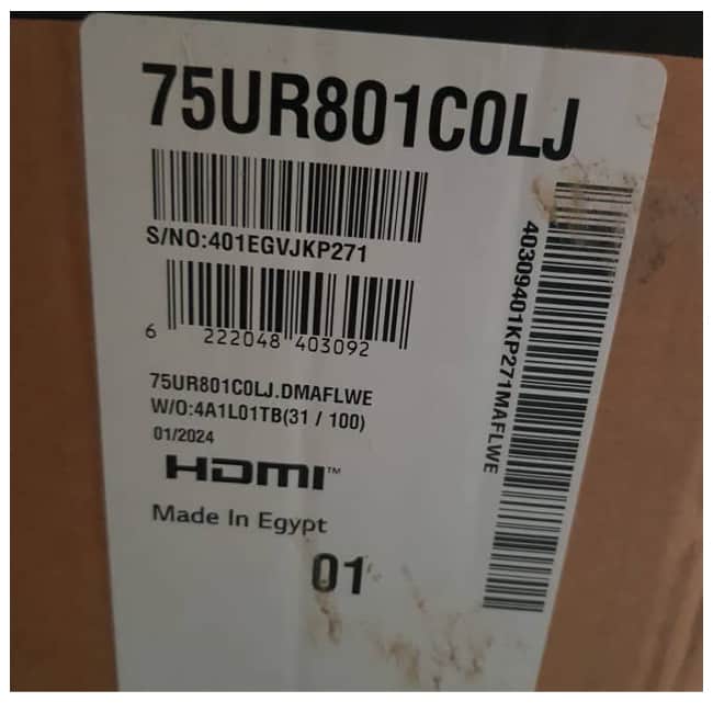 تلویزیون ال جی 75UR8006