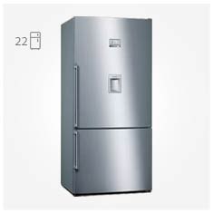 یخچال فریزر بالا پایین بوش 22 فوتی بدون برفک Bosch 86AI304