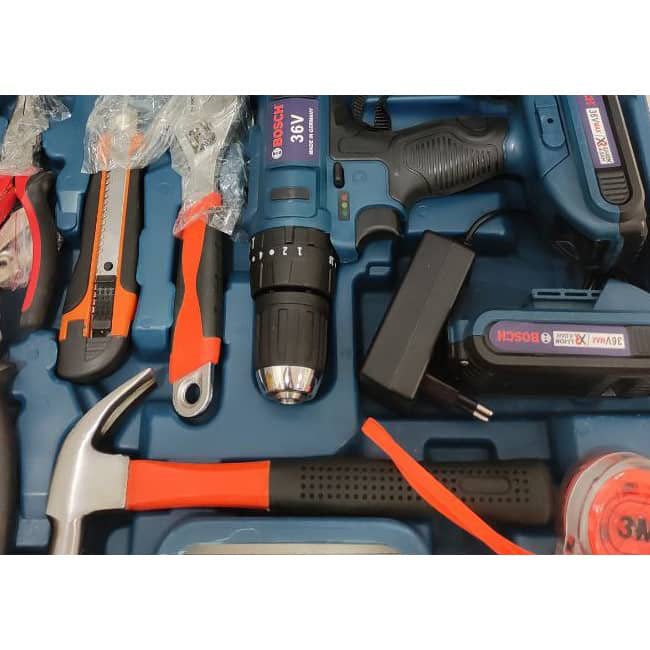 دریل شارژی بوش 36 ولت سه حالته مدل Bosch Rechargable Drill 36v 24/14N M