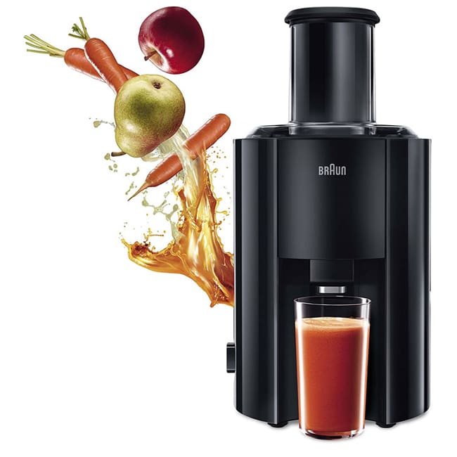 braun multiquick 3 j300 bk 3 1 آبمیوه گیری براون 2 سرعته 800 وات Braun Multiquick 3 J 300 BK
