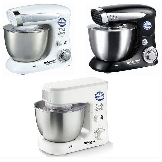 delmonti dl110 3 همزن برقی کاسه دار حرفه ای دلمونتی 500 وات 4 لیتر GPUQ4X DL110