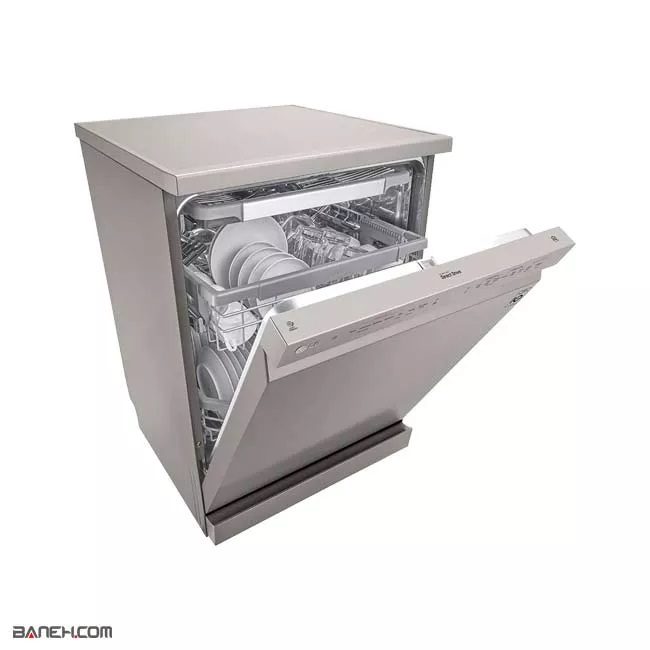 ماشین ظرفشویی ال جی 14 نفره DF425 بخارشور نقره 2022